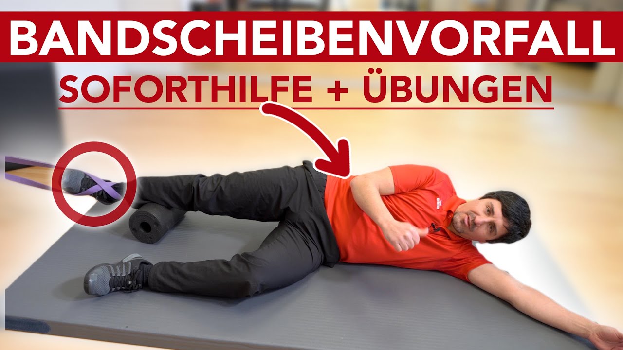 Schmerzen im unteren Rücken bei Bandscheibenvorfall: Übungen zur Linderung