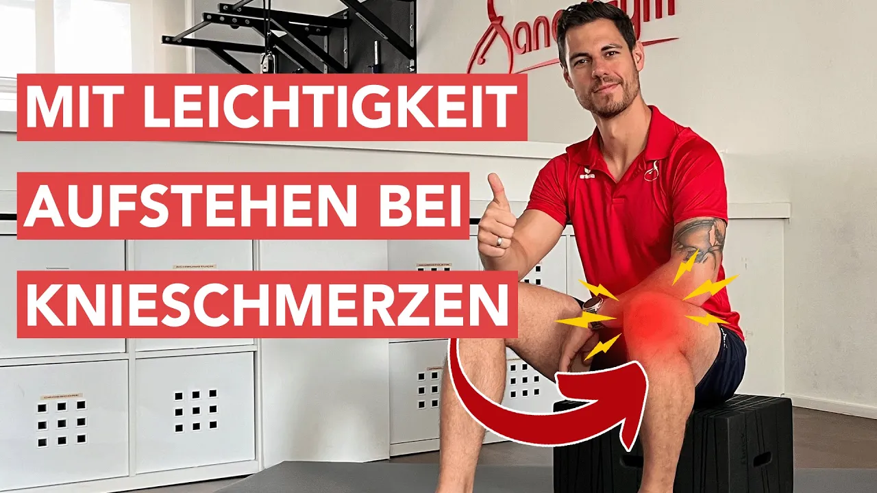 Mit Leichtigkeit aufstehen trotz Knieschmerzen