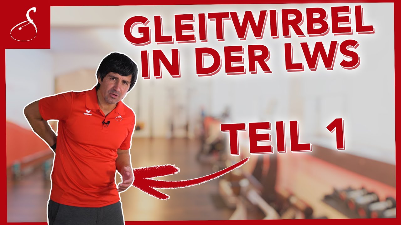 Gleitwirbel (Spondylolisthese) im unteren Rücken: Symptome, Ursachen & Übungen