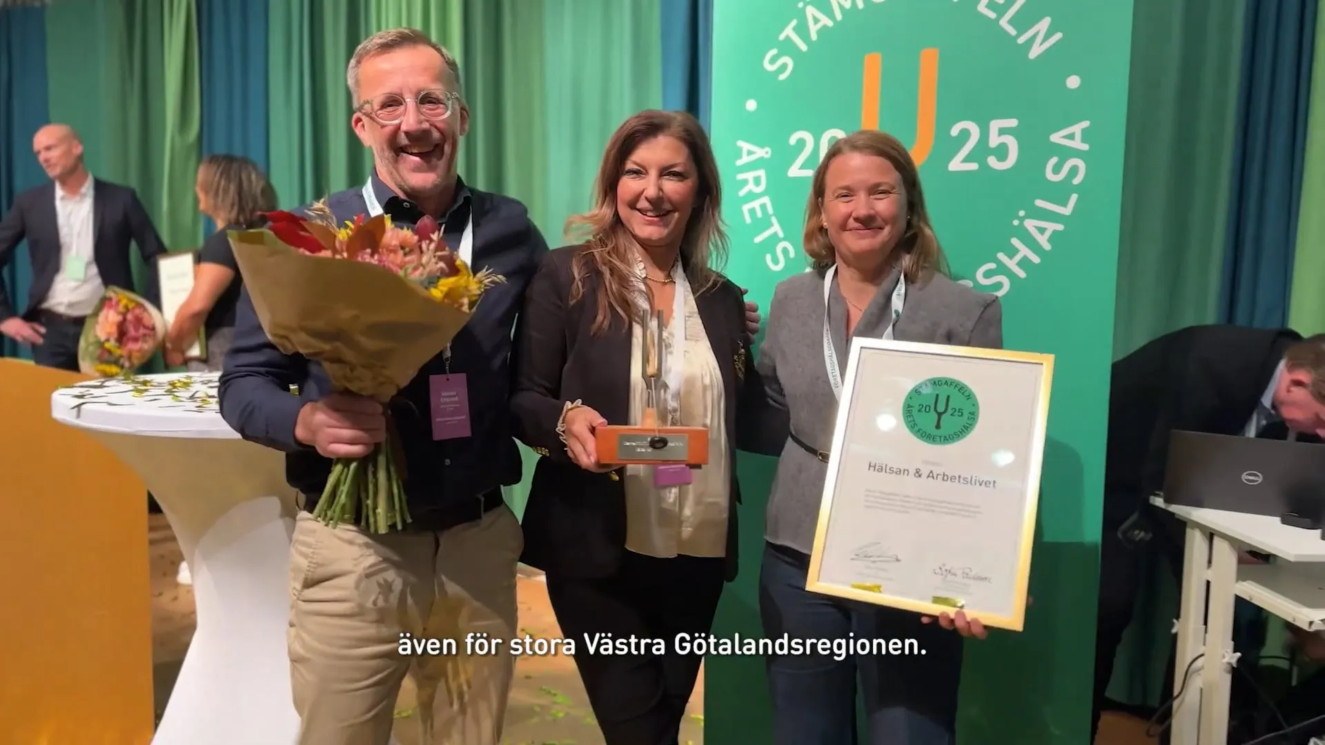 Hälsan & Arbetslivet tar emot Stämgaffeln 2025