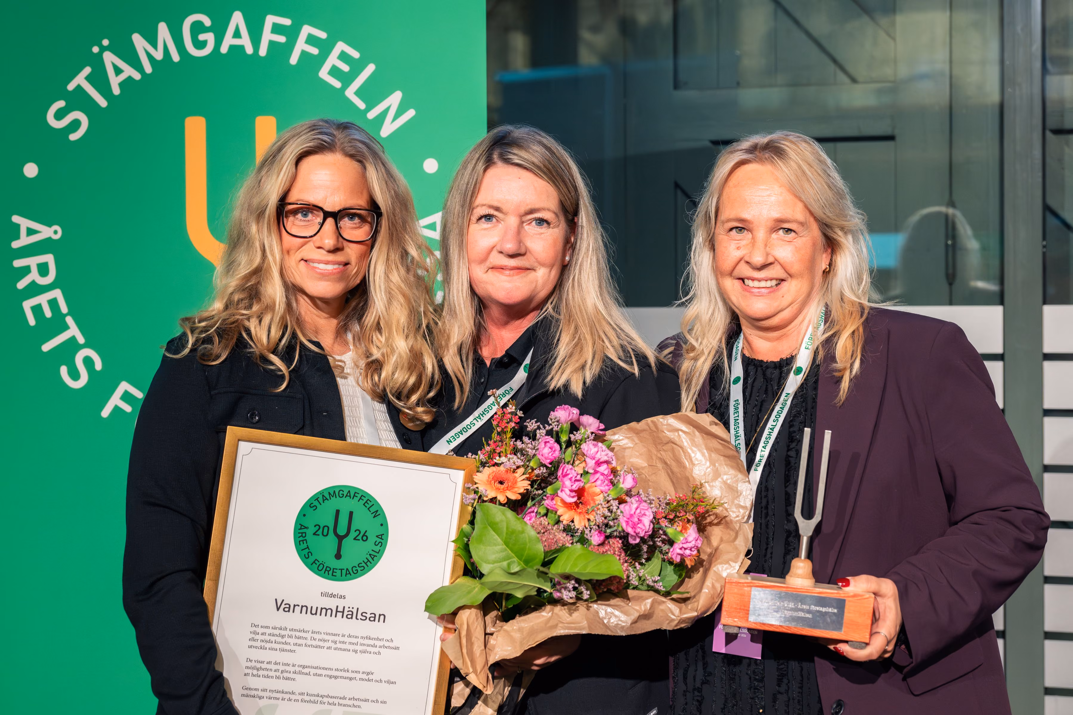 VarnumHälsan tar emot Stämgaffeln 2026