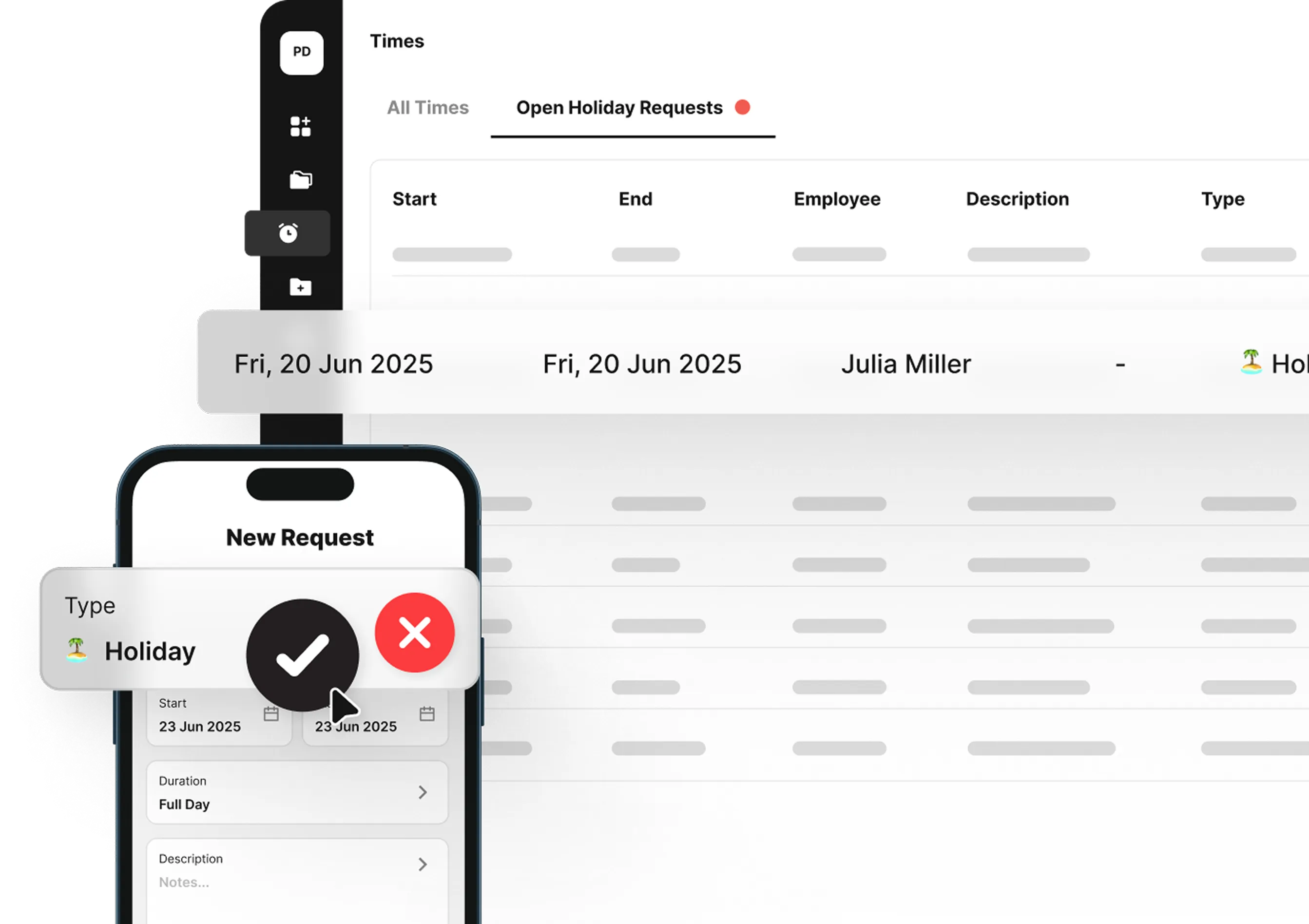 plancraft app for managing holiday requests and absences digitally