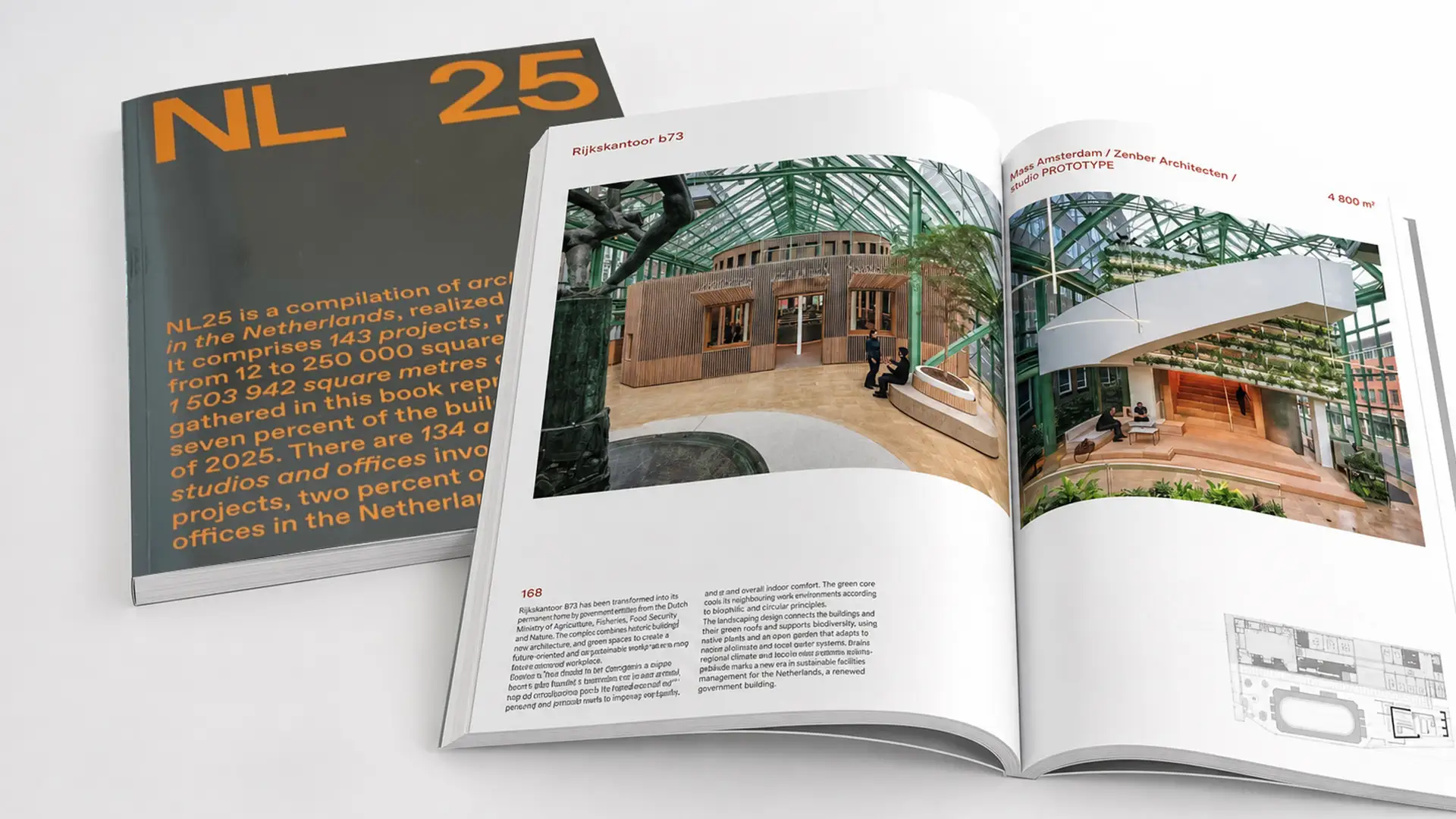 Publicatie ZENBER project ministerieel Rijkskantoor B73 in boek NL25