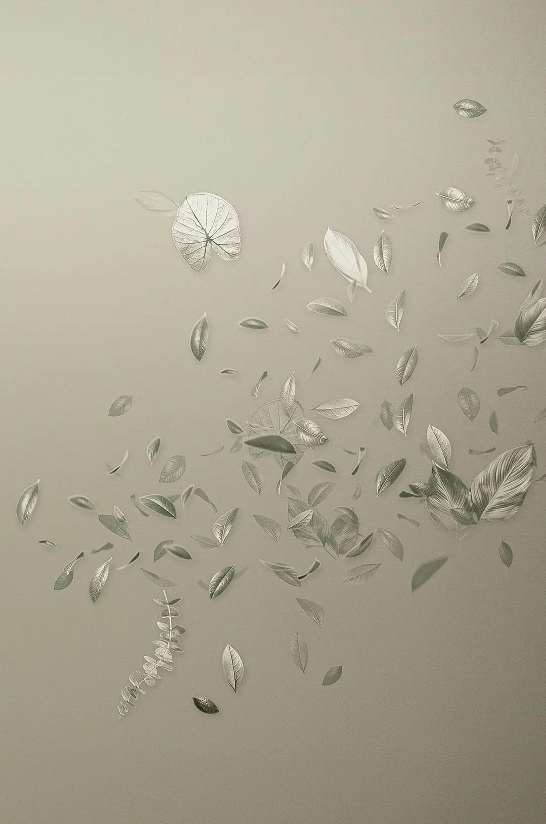 Detail van de wandvullende graphics
