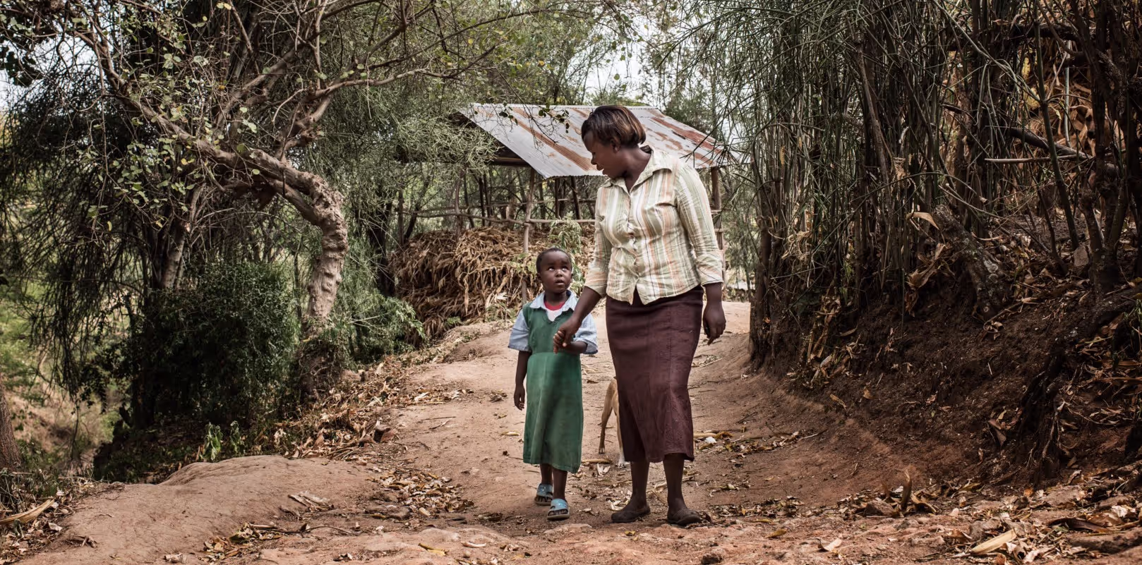 Kenya: Hellen Ngina med dottern Victoria. Foto: Fredrik Lerneryd