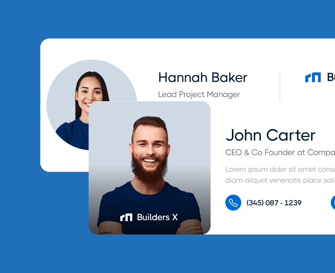 Builders X - Email Signatures - Builders Webflow Template
