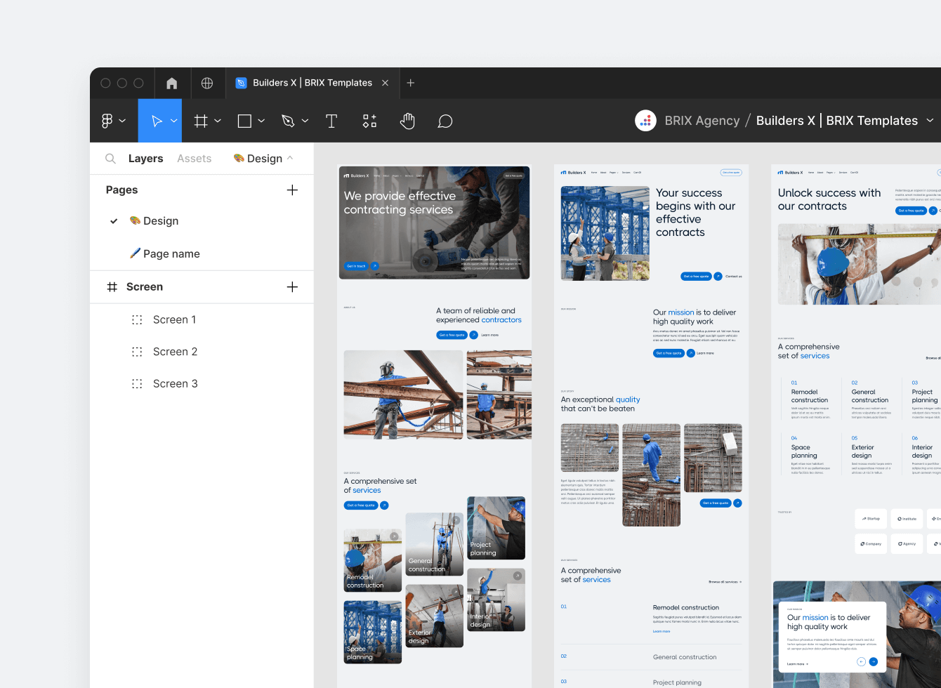 Builders X - Figma Included - Builders Webflow Template