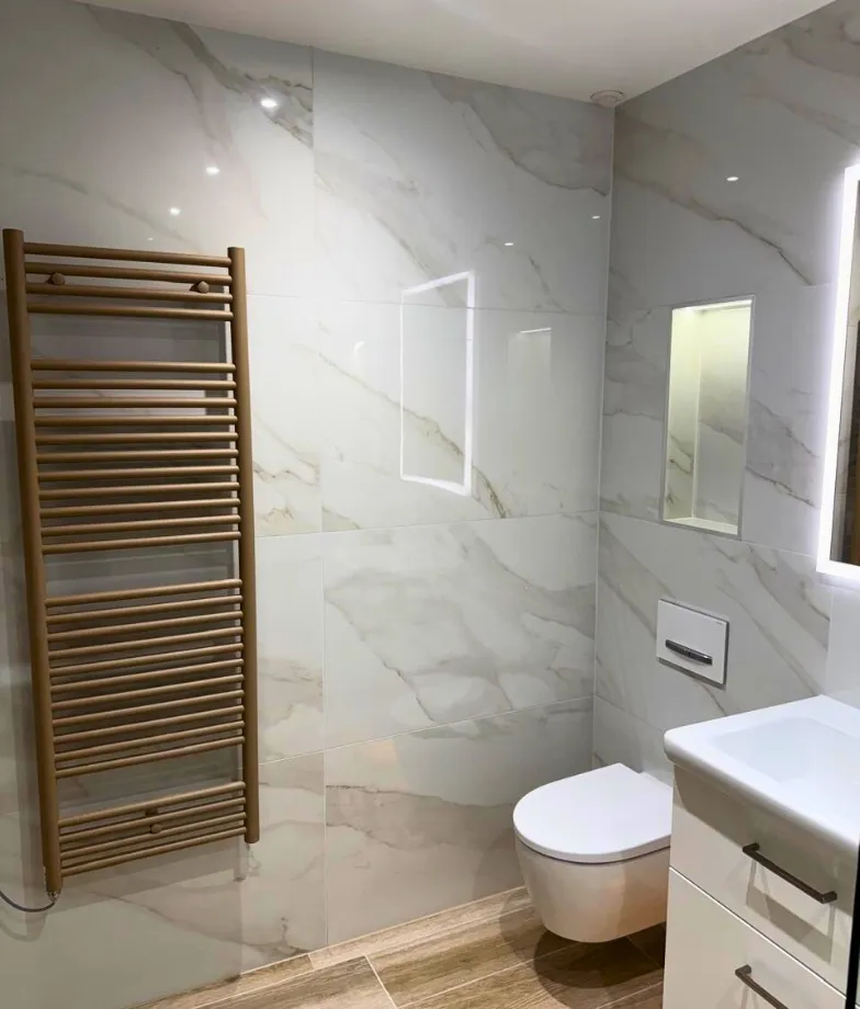 Modern bathroom after