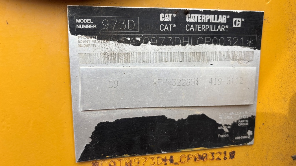 2013 Caterpillar 973D attachment for sale in Kirkby Underwood, Bourne, Lincolnshire — photo 6