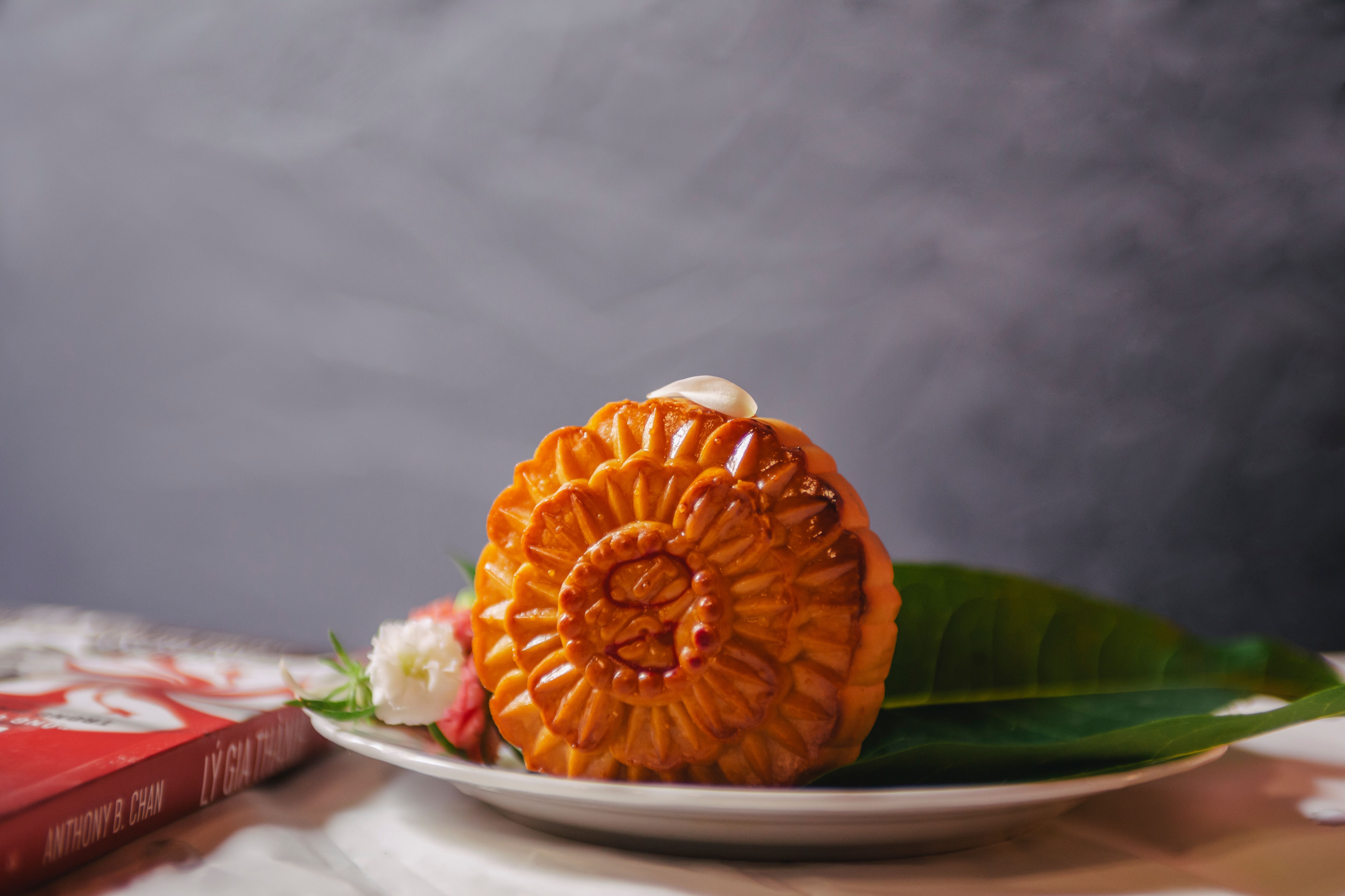 dolce tipico cinese moon cake