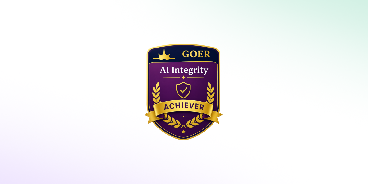 AI Integrity Badge Achiever