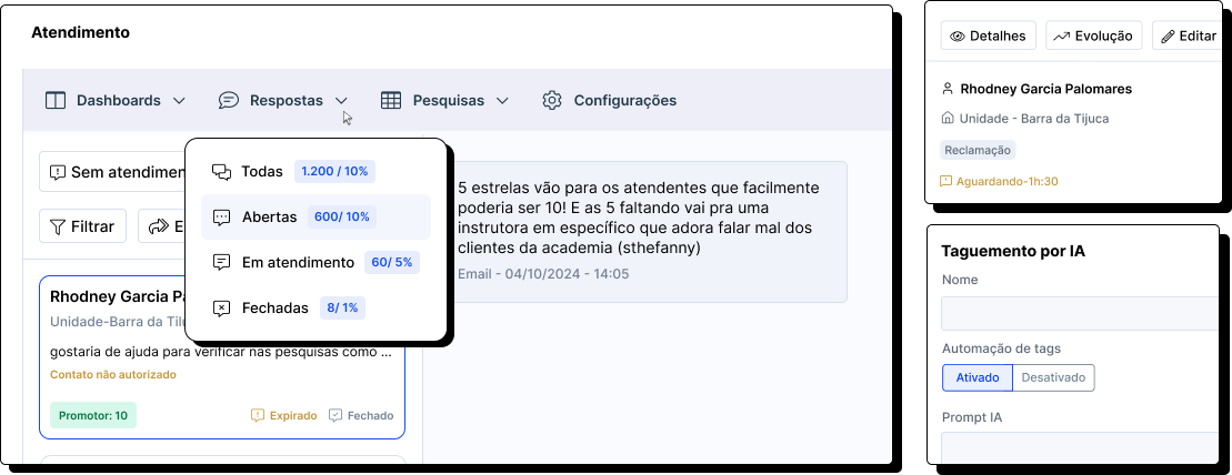 Atendimento ao cliente