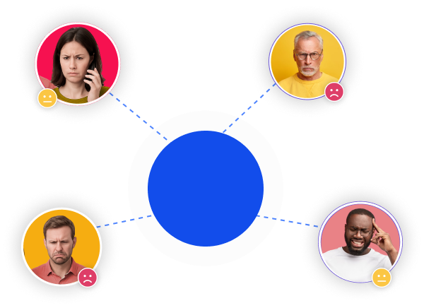 Clientes insatisfeitos