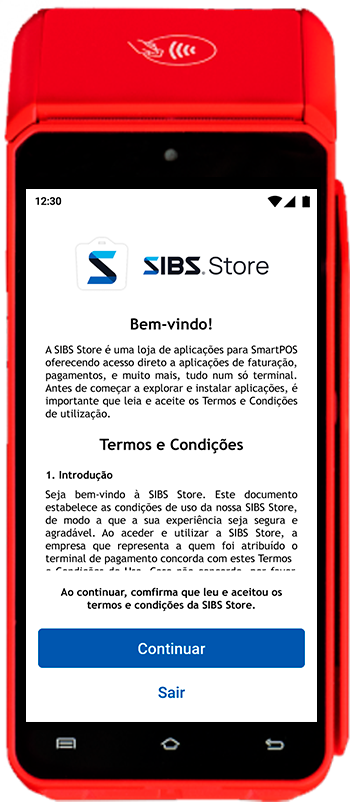Termos e Condições da SIBS Store no Get Smart