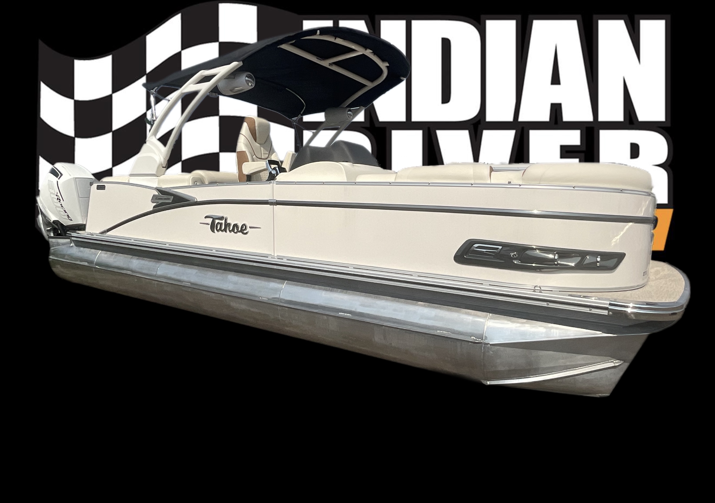 2023 TAHOE CASCADE QUAD LOUNGER — TWIN 300 RACING MOTORS — 23 FEET