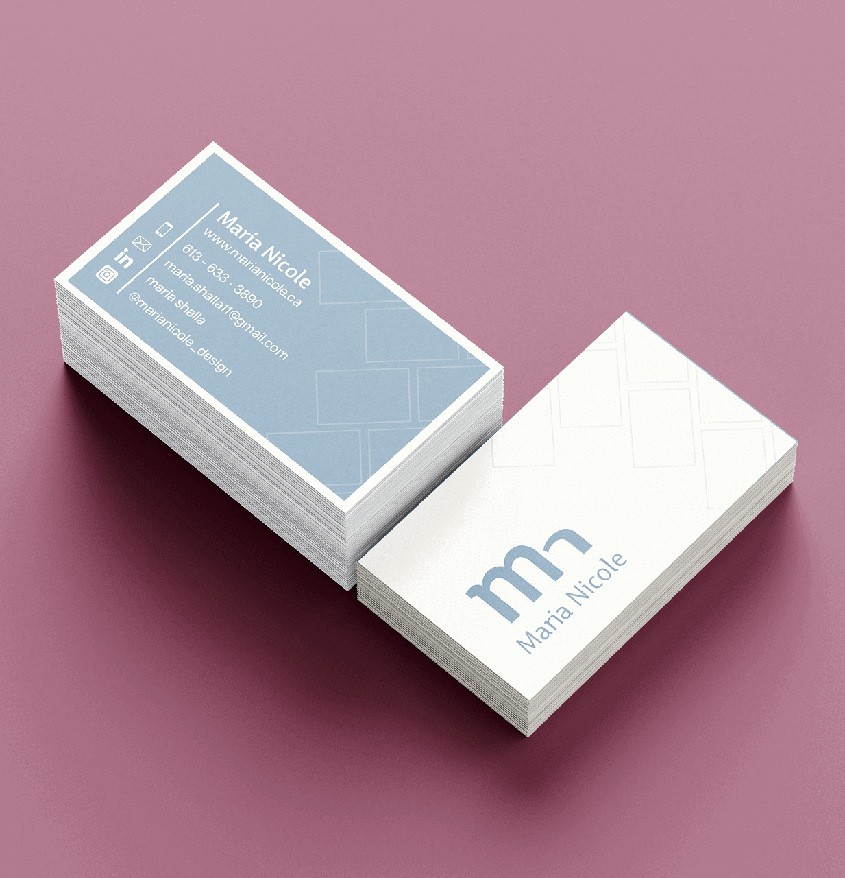 This is a png of my personal business cards