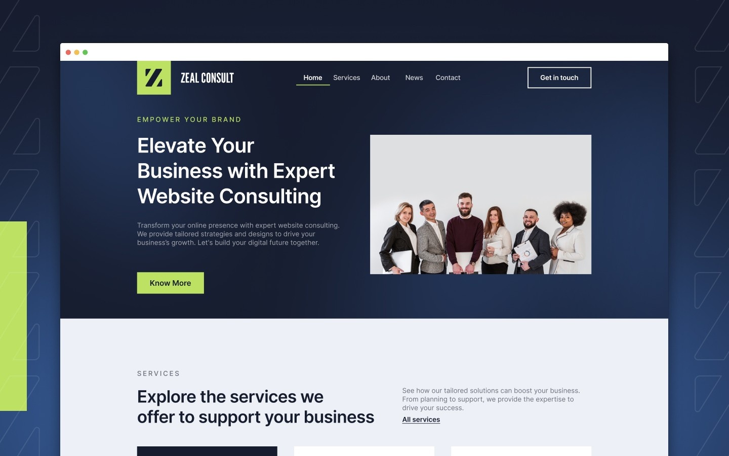 Zeal Consultancy Website