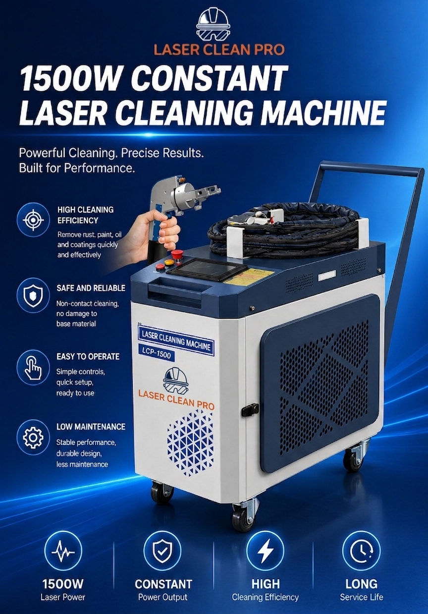 1500W laser cleaning machine