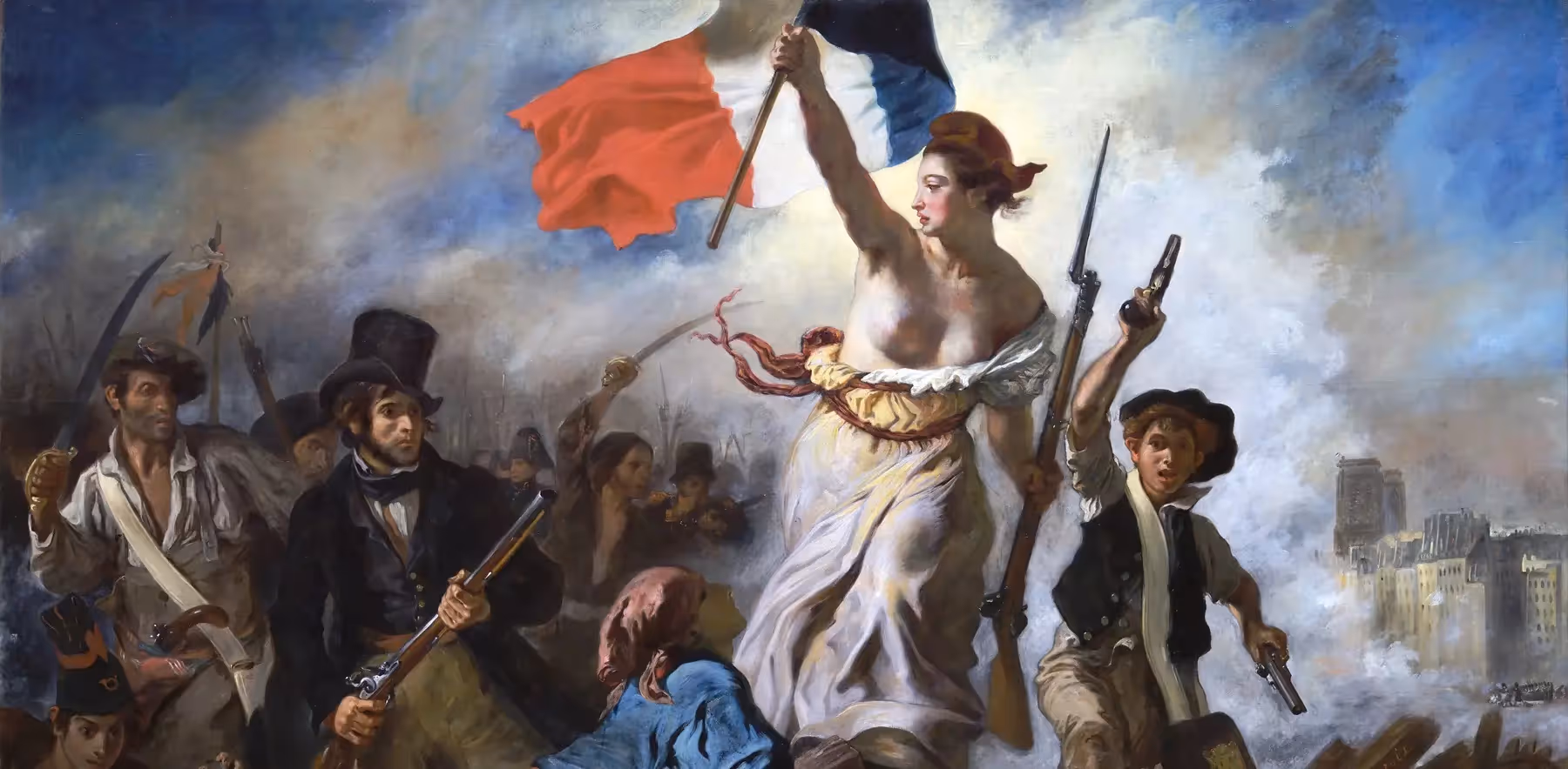 Visite scolaire des Chefs d'œuvre du Louvre : la Liberté guidant le Peuple
