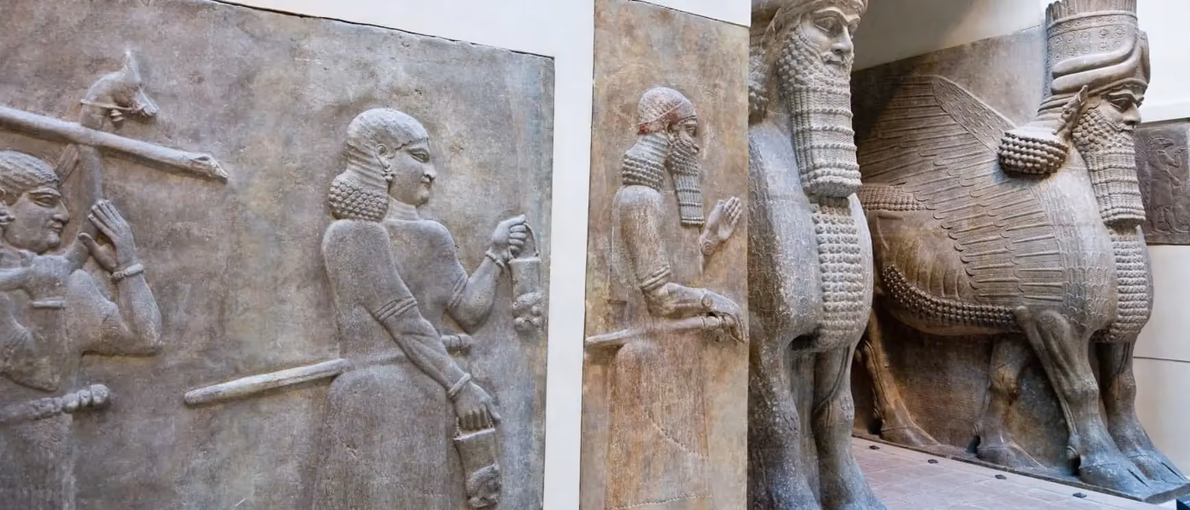 Visite scolaire au Louvre sur la Mésopotamie – bas-reliefs de Khorsabad