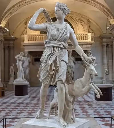 Musée du Louvre : Diane sculpture