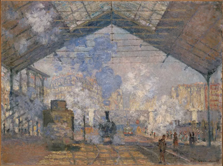 Visite scolaire du musée d'Orsay : la Gare Saint-Lazare de Monet