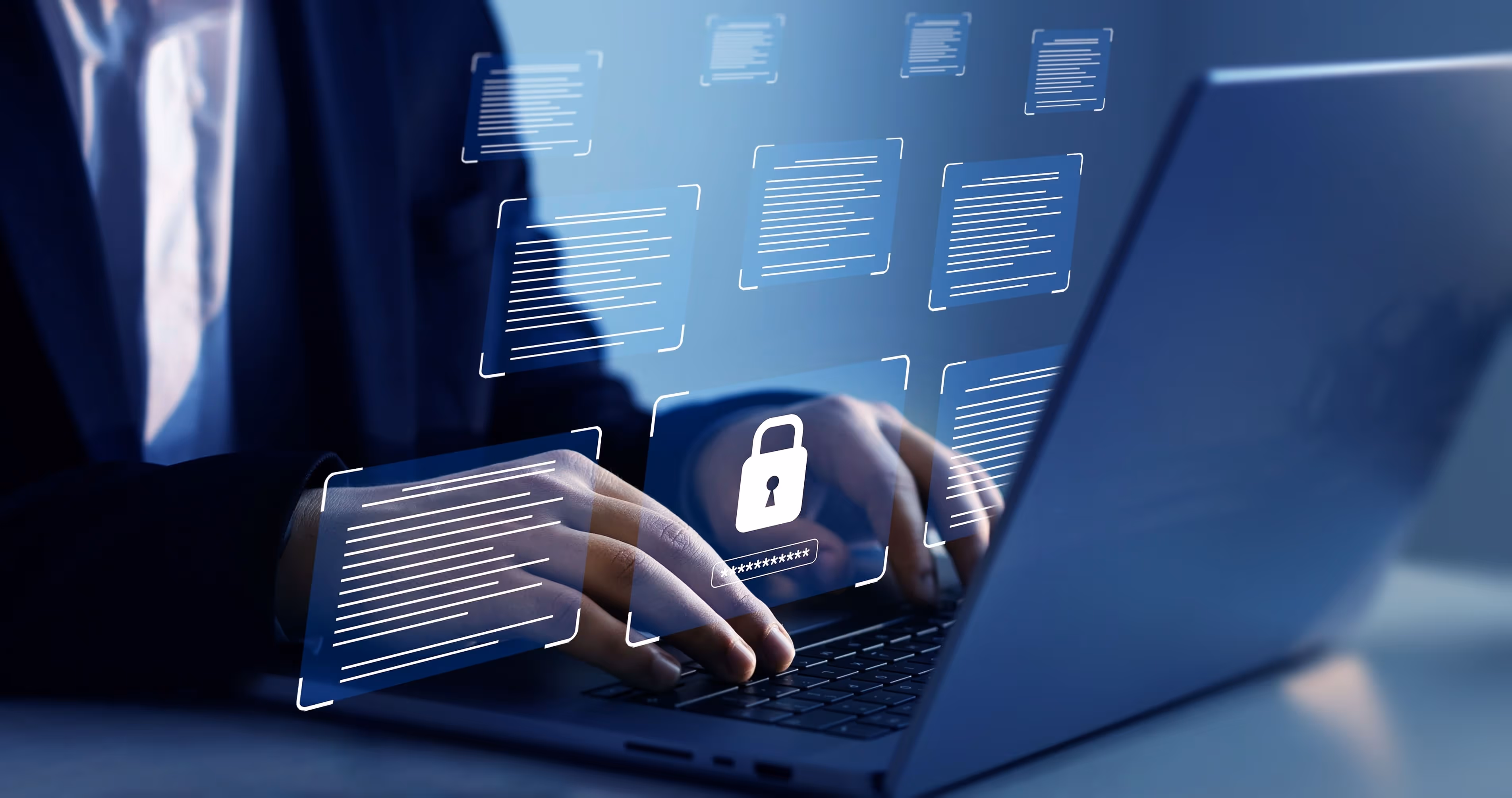 Techwindow technician performing secure data deletion on a hard drive.