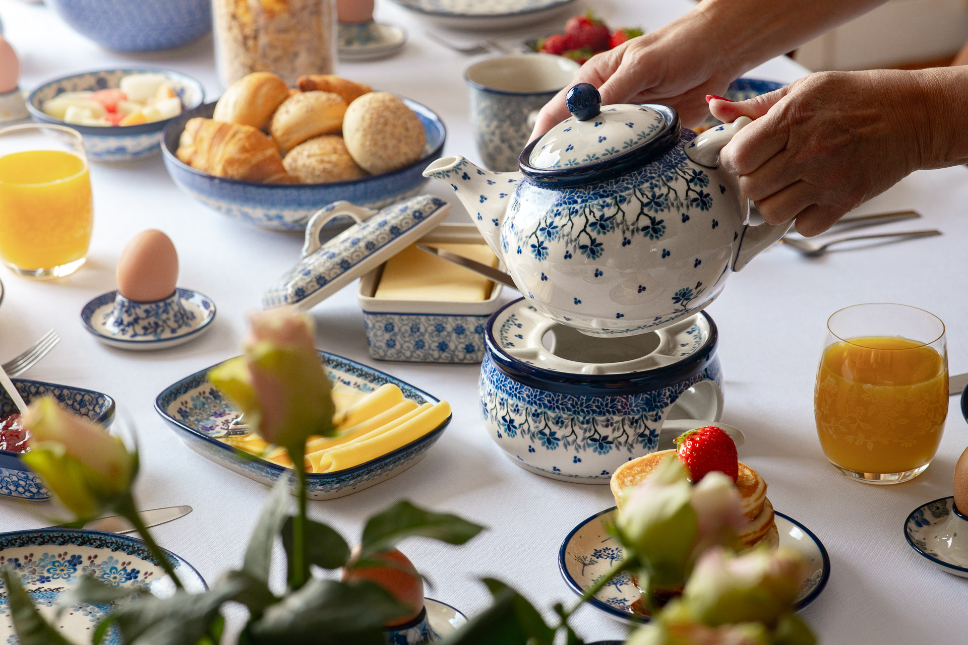 Bunzlau servies - Bedrijfsfotografie voor Tante Rie