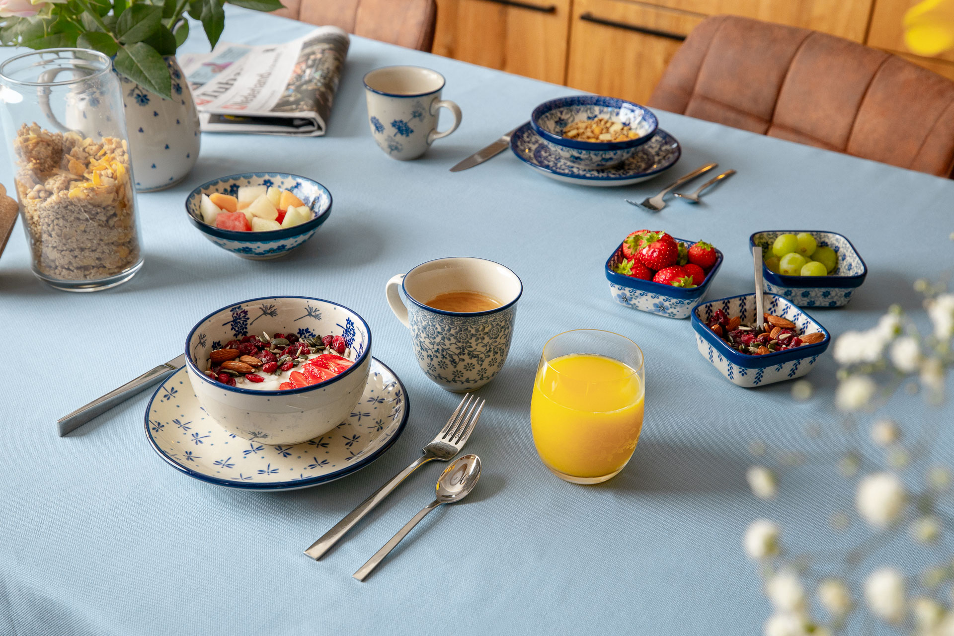 Bunzlau servies - Bedrijfsfotografie voor Tante Rie