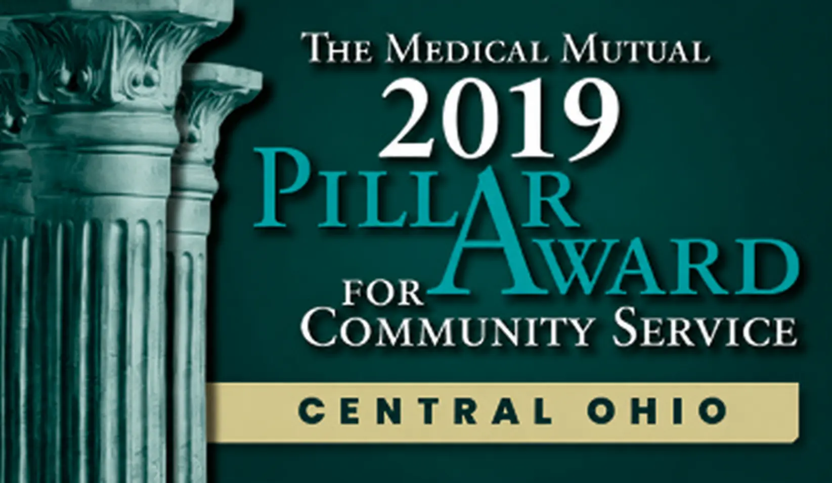 Medical Mutual Pillar Award for Community Service 2019