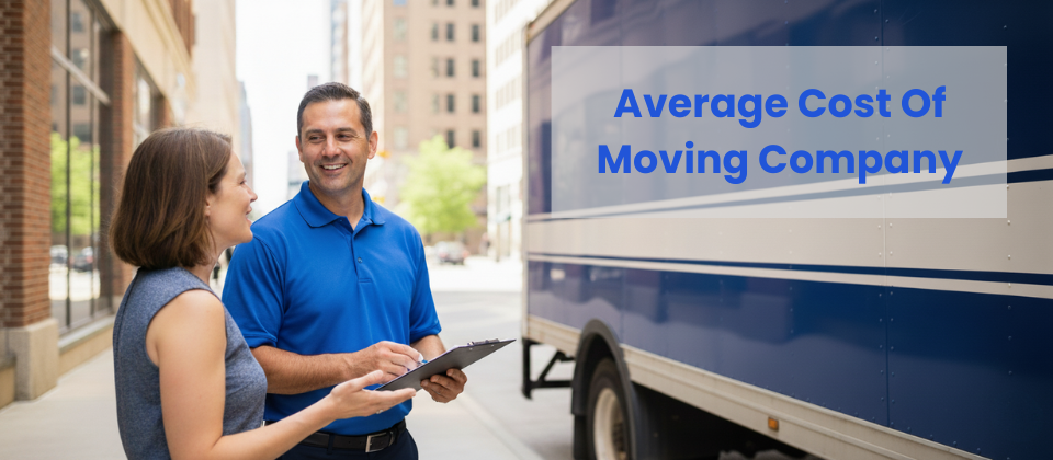 Professional local mover explaining the details of a moving contract and service costs to a homeowner to ensure transparency.