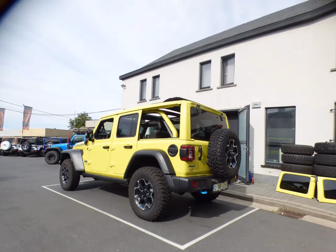 Jeep Wrangler Phev Rubicon *Power top*Stock 10 km** 2