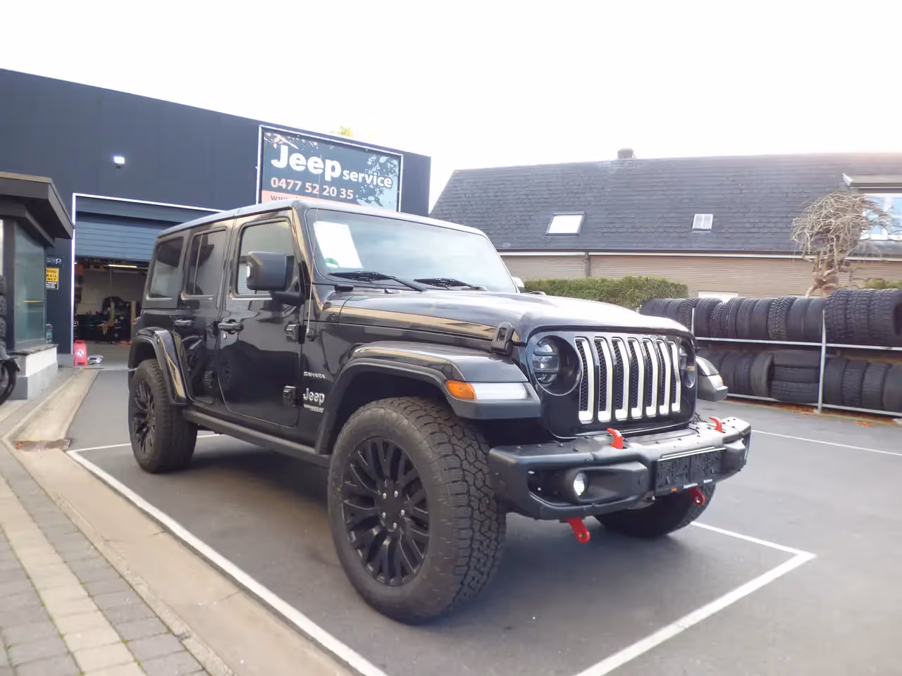 Jeep Wrangler 2.0 Turbo Sahara**73000km**Black** 4