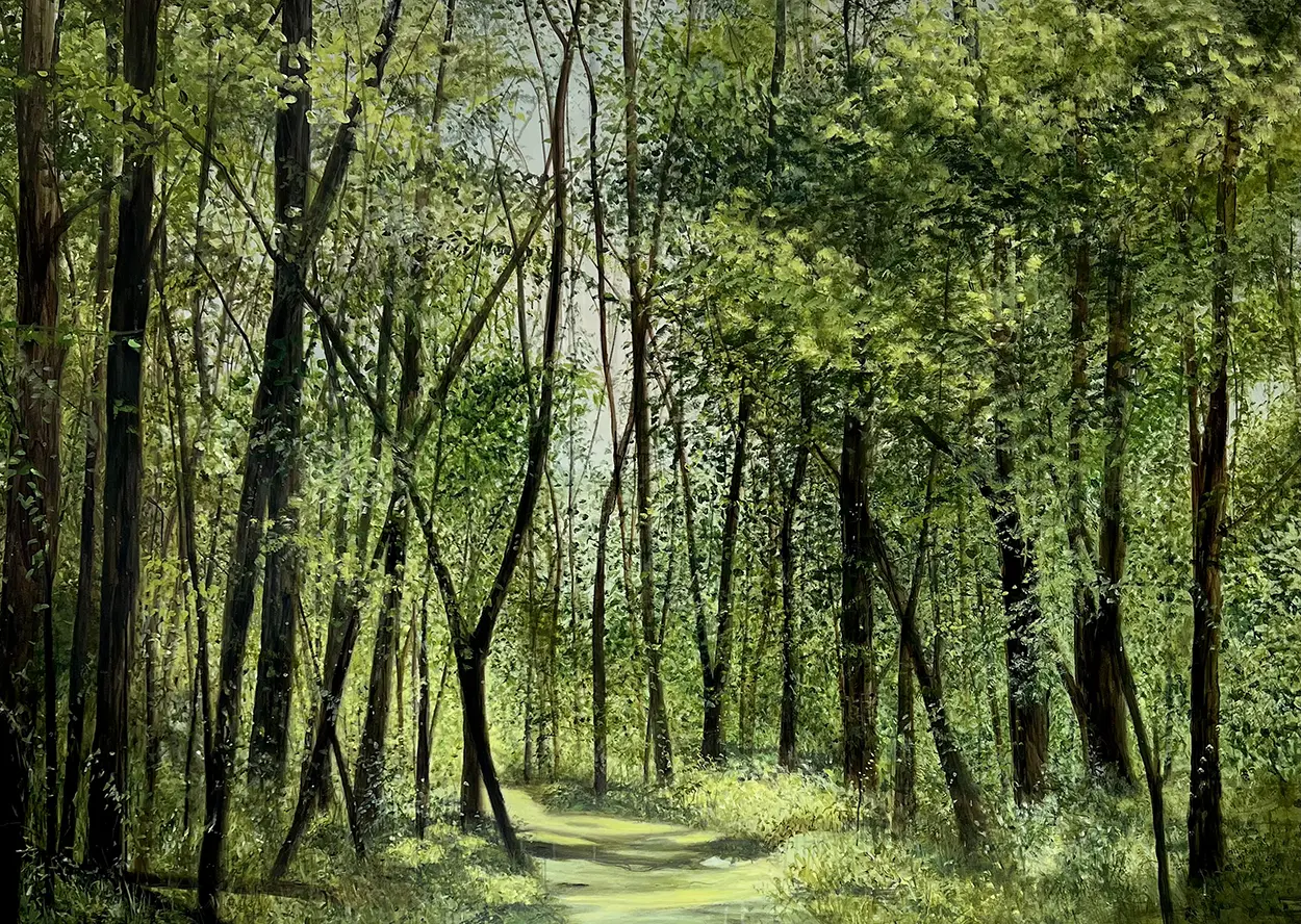 Les arbres, la mélodie du vent