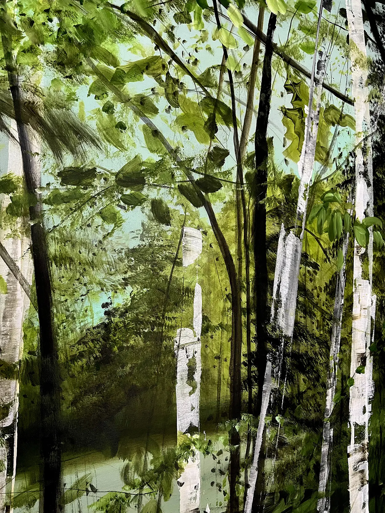 Les arbres, la légèreté