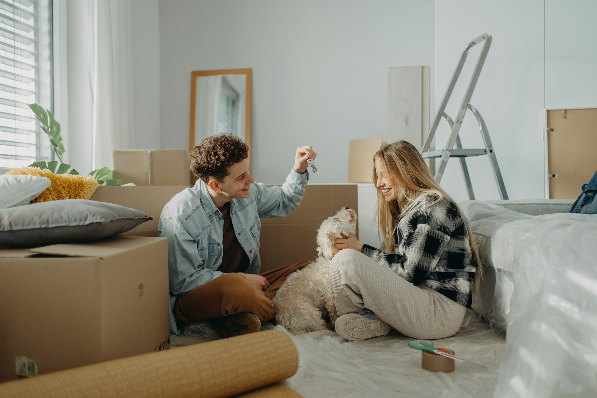 Tips for In-Home Moving with Pets Around the House