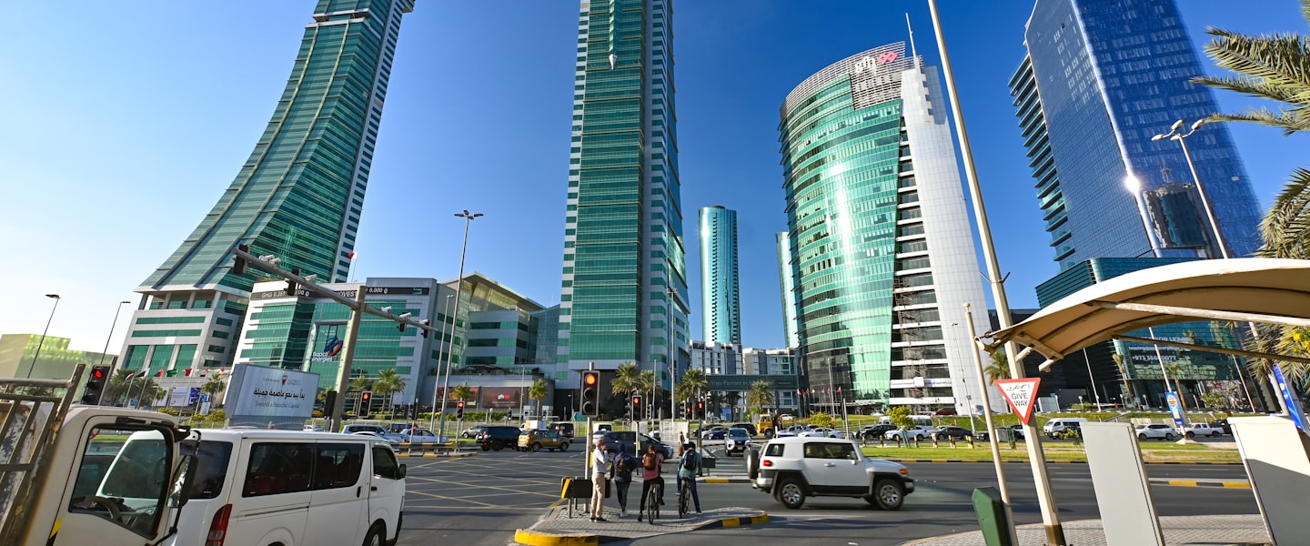 Bahrain city skyline