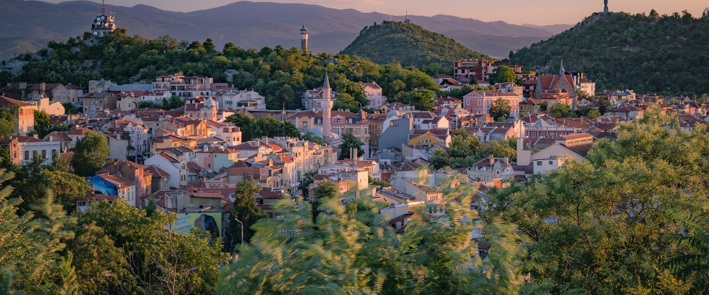 Bulgaria city skyline