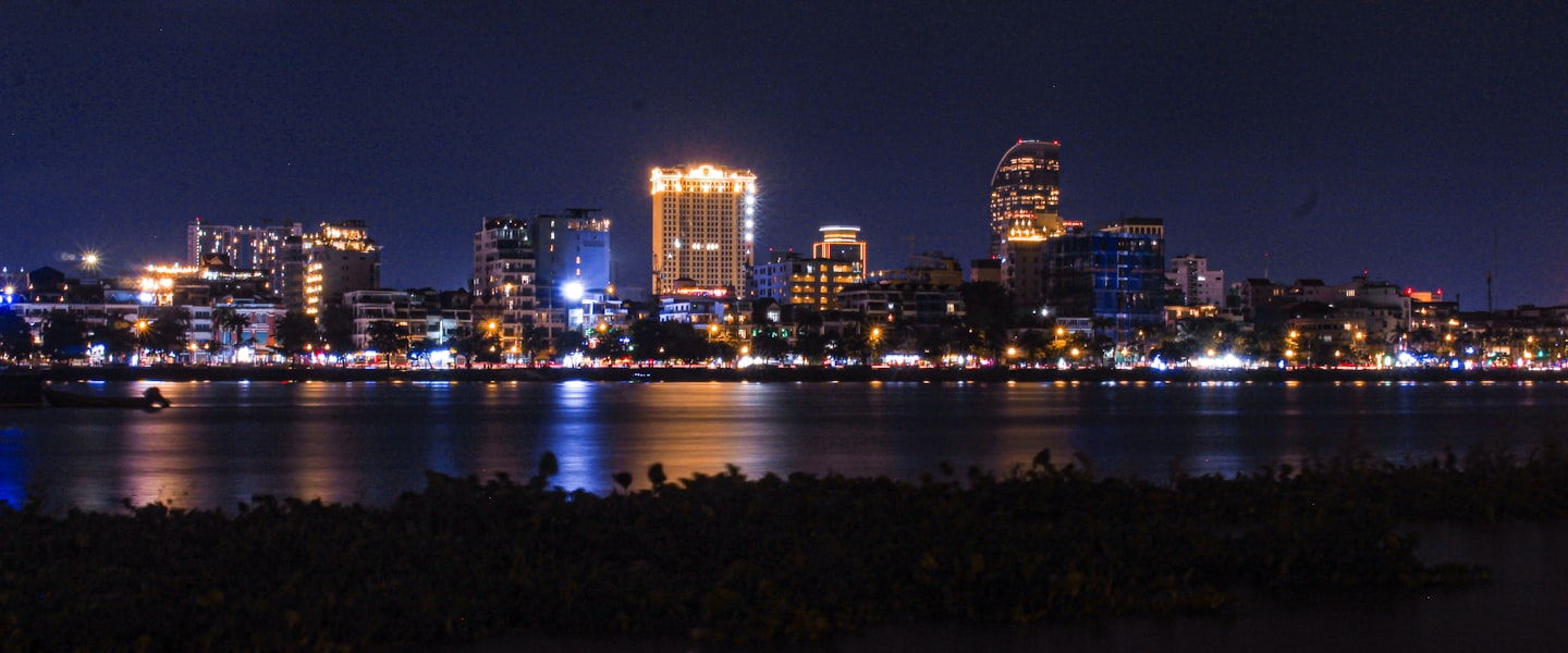 Cambodia city skyline