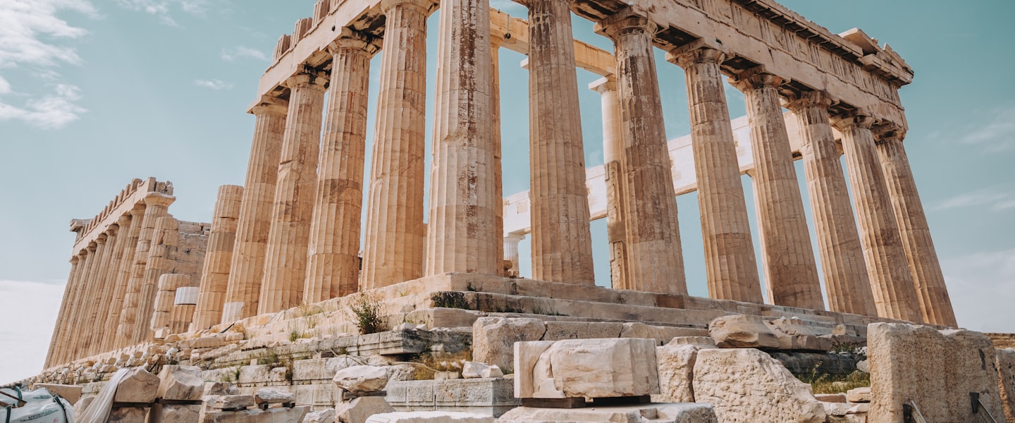 Greece city skyline