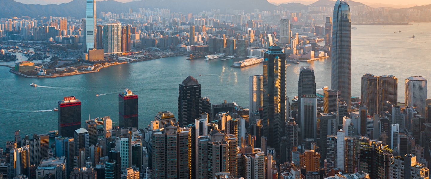 Hong Kong city skyline