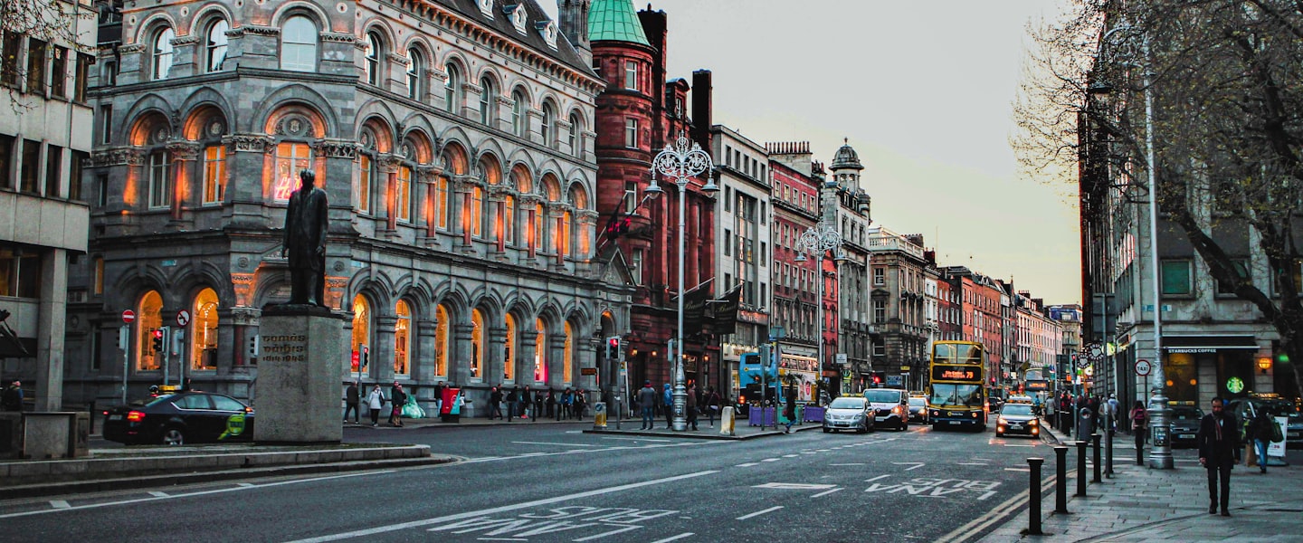 Ireland city skyline