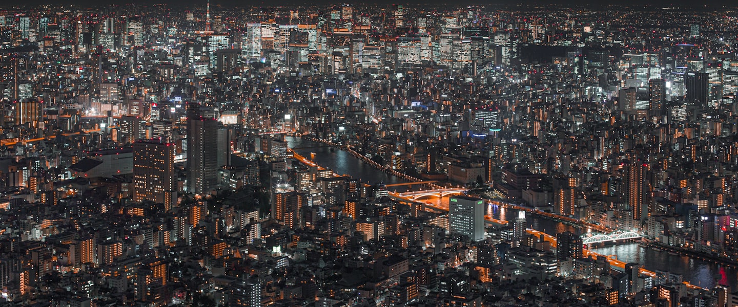 Japan city skyline