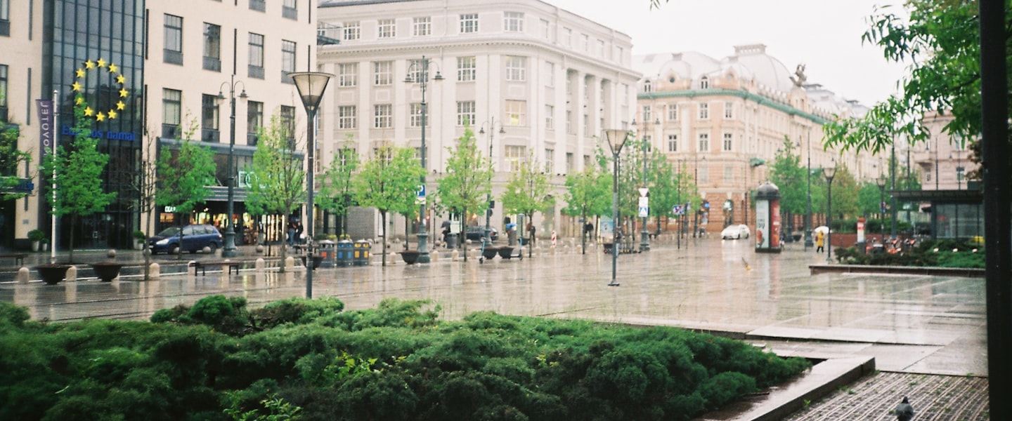Lithuania city skyline