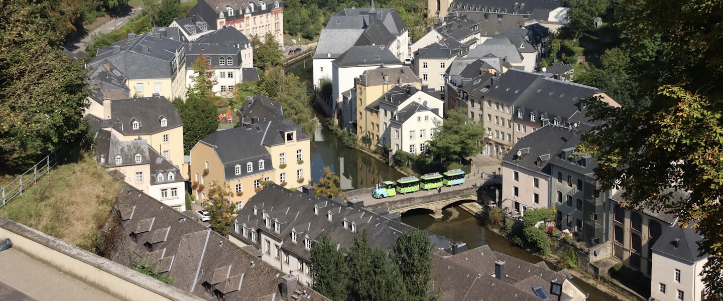 Luxembourg city skyline