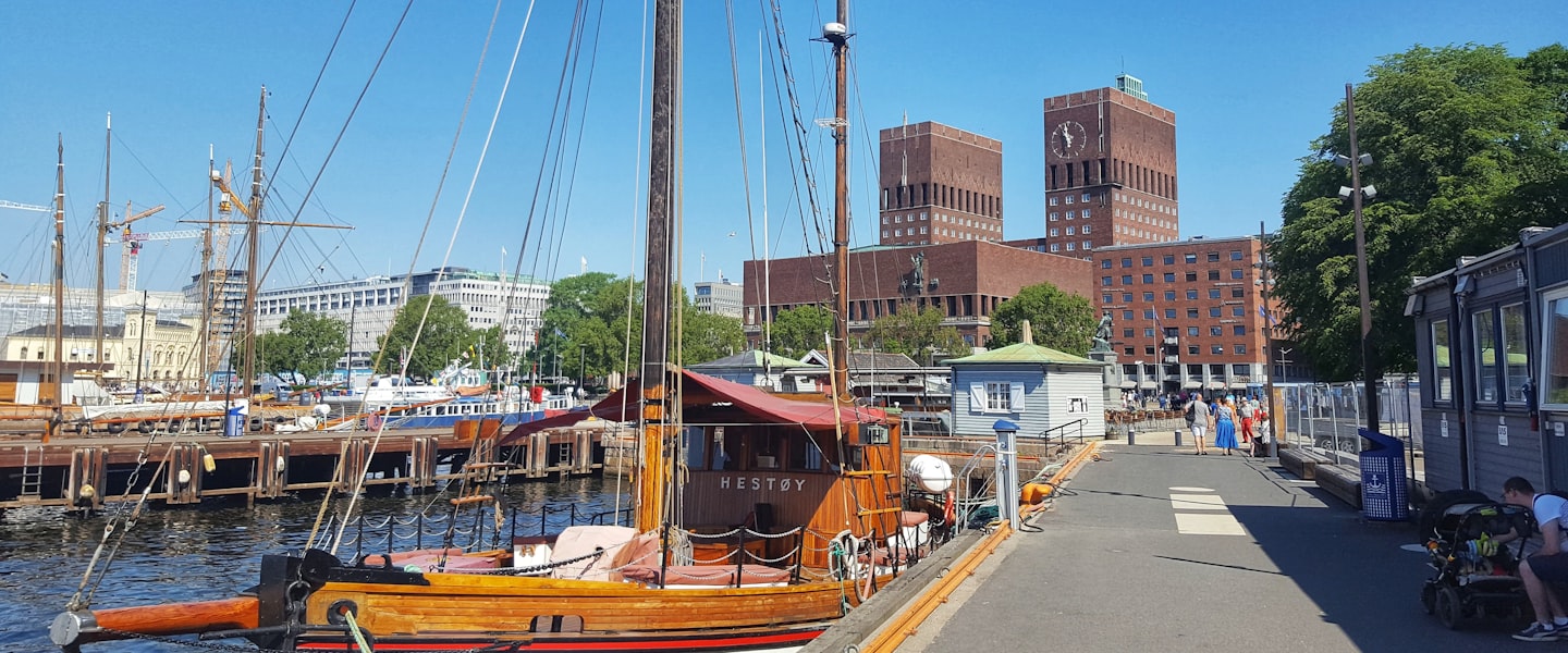 Norway city skyline