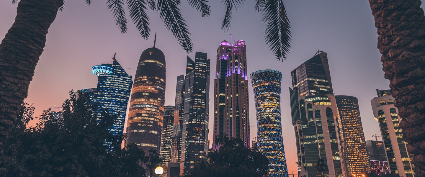 Qatar city skyline