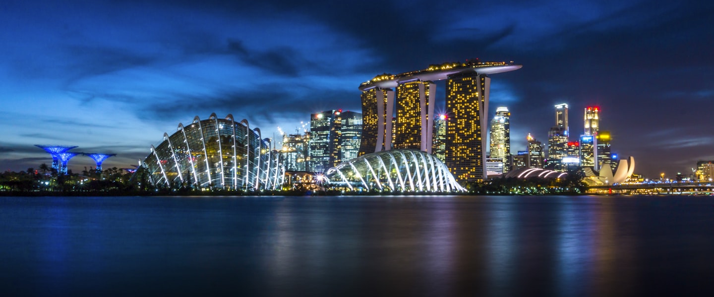Singapore city skyline