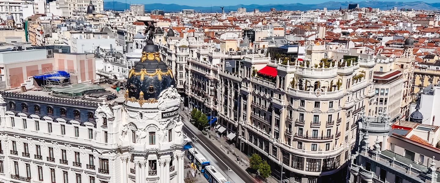 Spain city skyline