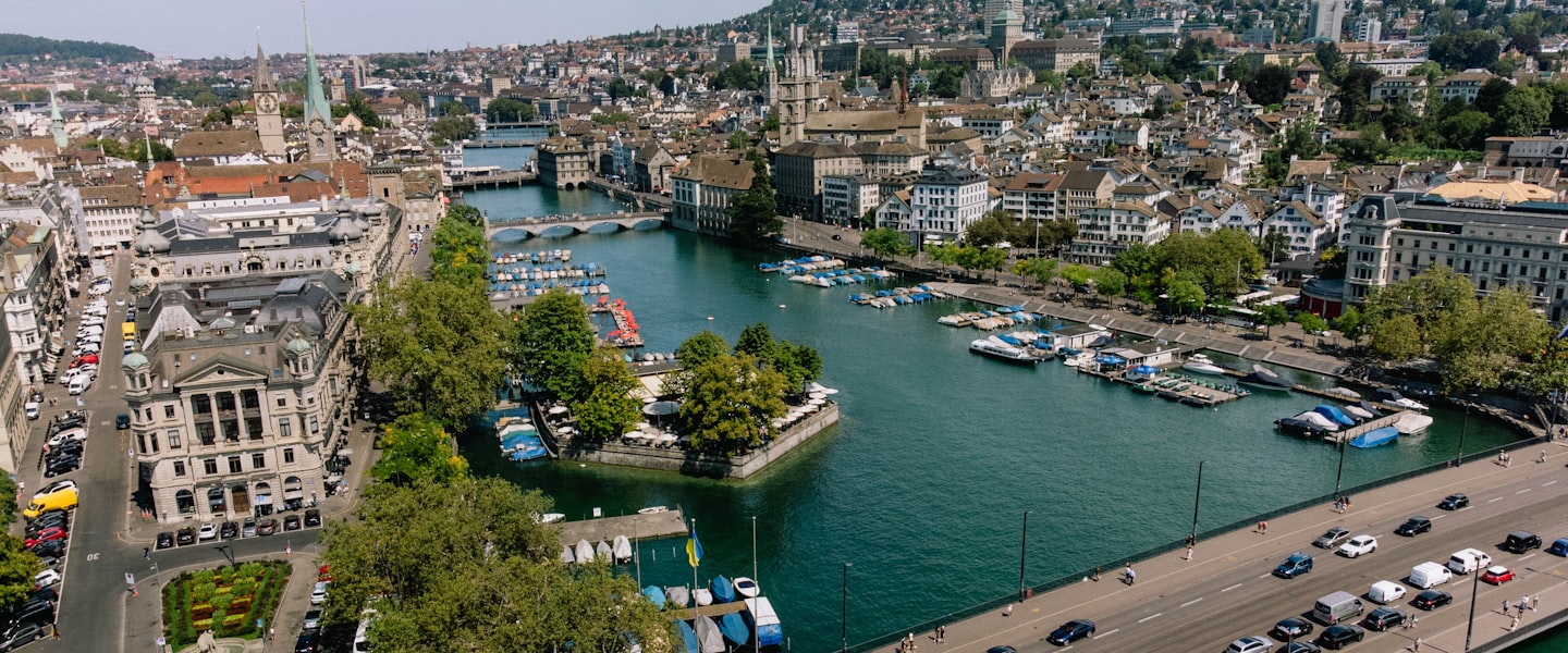 Switzerland city skyline